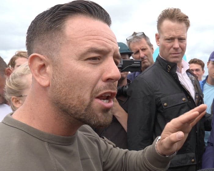 ‘Outright racist’ activist Daniel Thomas will face ‘full force of law’ over any crimes, says home secretary