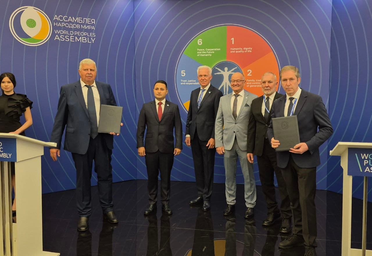 Подписано соглашение о сотрудничестве между Ассамблеей Народов Мира и EIA Global Media Group