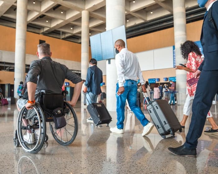 Disabled people in UK need right to travel abroad, say MPs, after ‘ridiculous’ restrictions