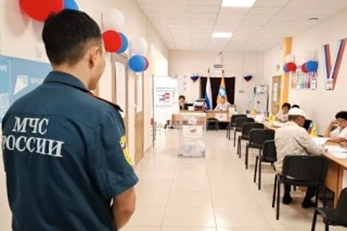 На избирательных участках в Калмыкии обеспечена пожарная безопасность