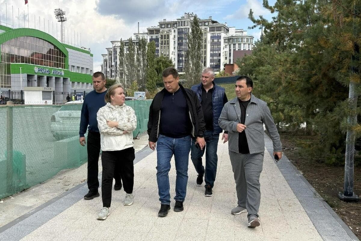 Мэр Ясинский рассказал о благоустройстве Лыбедского бульвара в Рязани