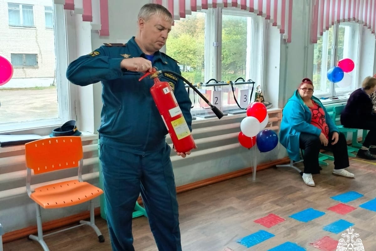 МЧС обеспечивает безопасность на выборах в Смоленской области