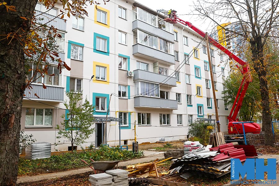 «Минскстрой» выполнит капремонт около 810 тыс. кв. м жилья в 2026 году