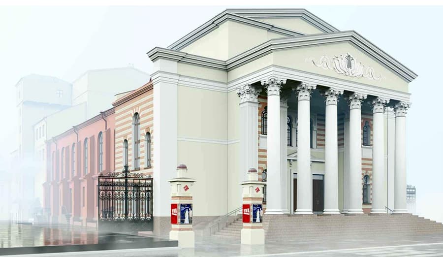 Реконструкцию театра им. М. Горького завершат в 2026-м, на очереди — Музыкальный театр