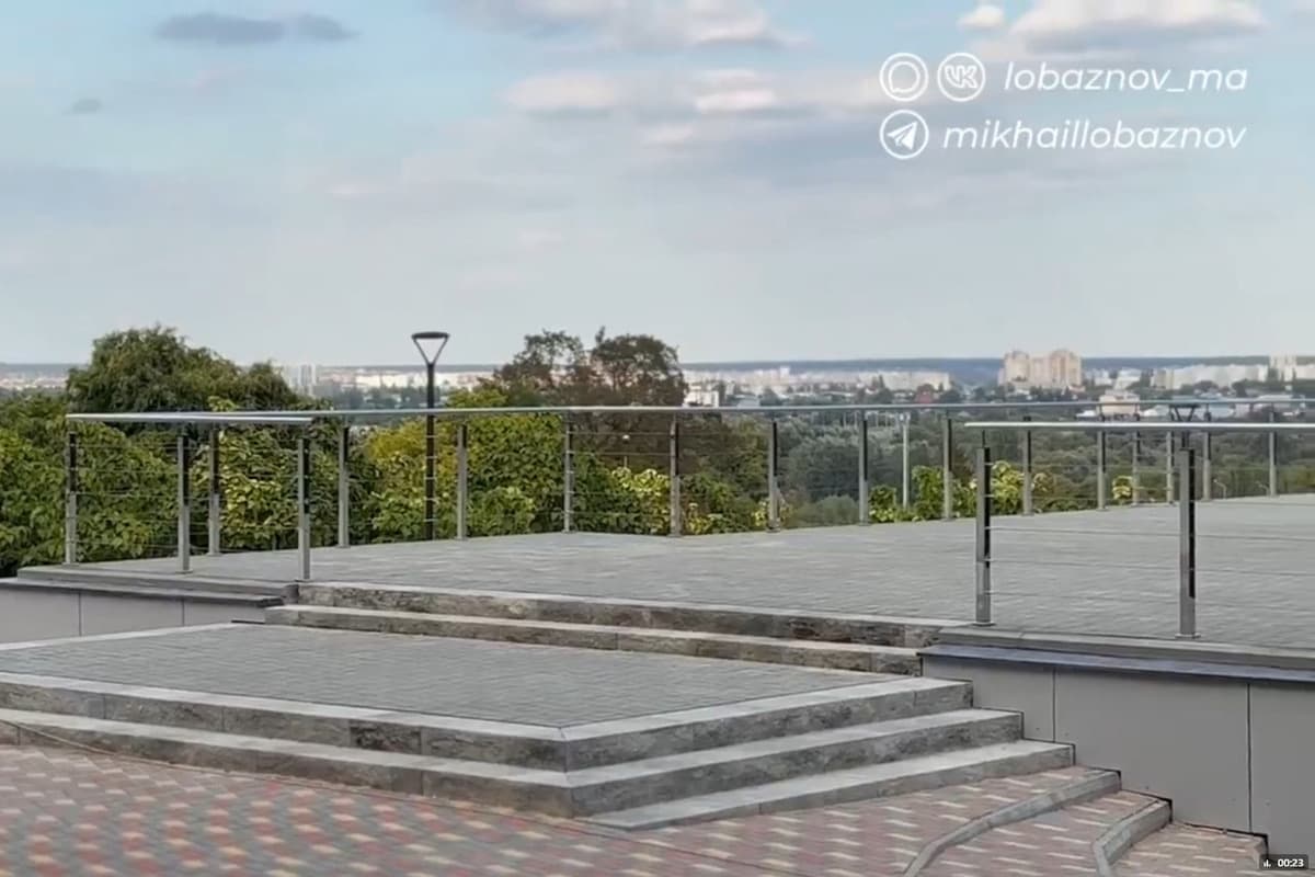 Благоустройство парка Воинской Славы в Старом Осколе завершили
