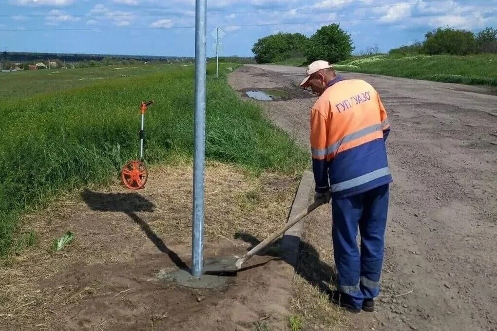 Дорожные знаки установили на шести участках в Запорожской области