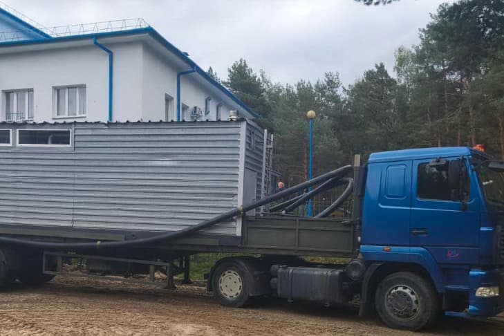 Передвижную котельную Брестской области протестировали перед отопительным сезоном