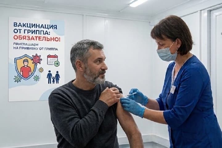 В Костроме открылись мобильные пункты вакцинации от гриппа в торговых центрах