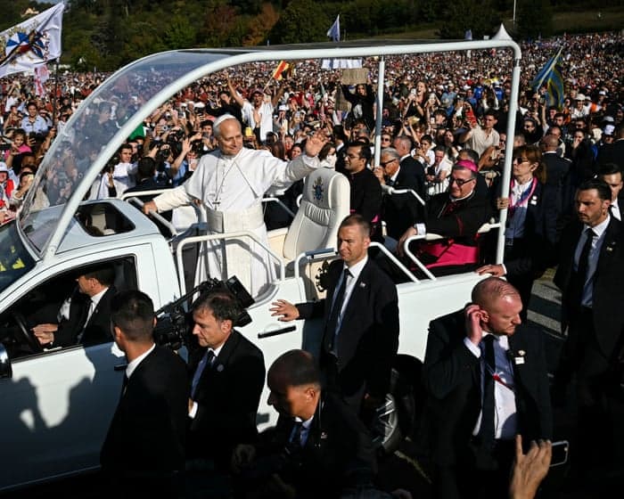 Pope Leo urges healing of ‘deep wounds’ before meeting child sexual abuse survivors in France