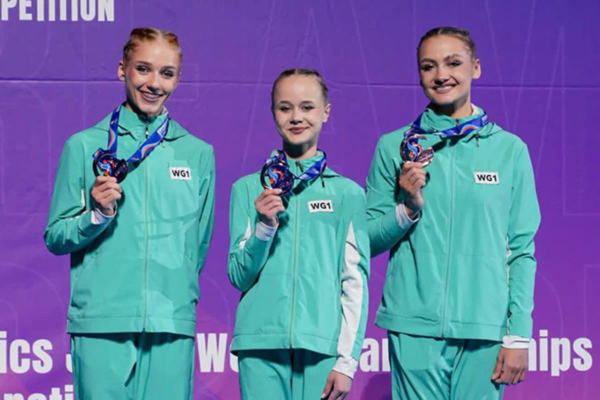 Белорусские акробаты завоевали две медали чемпионата мира в Италии