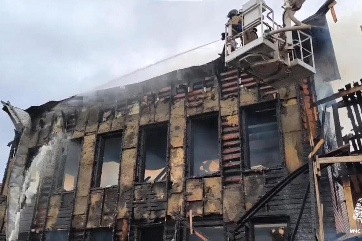 Nazarov's house in Vologda burned down