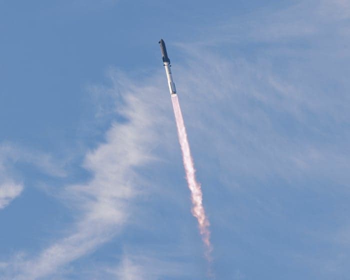 ‘Starship is in orbit’: cheers go up as huge SpaceX rocket circles Earth for first time
