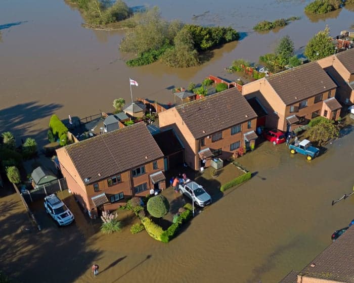 New English homes in flood-risk areas could become uninsurable, says Aviva boss