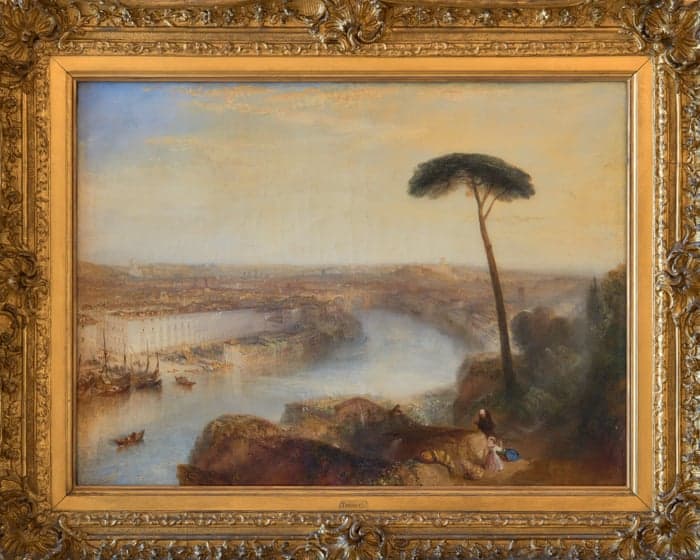 JMW Turner’s ‘great love letter’ to Rome makes brief return to city before UK auction