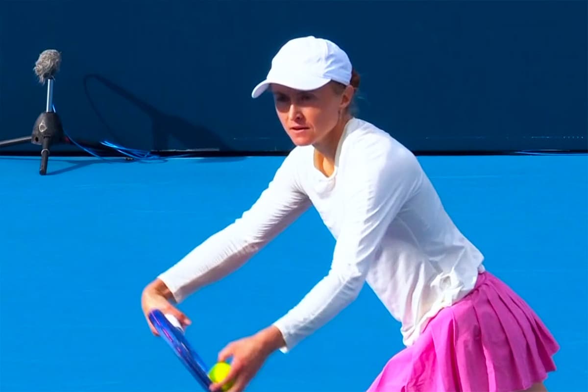 Скриншот трансляции матча WTA