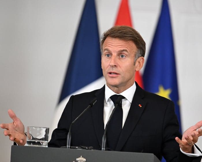 Macron says ‘welcome back’ to Burnham suggestion UK could rejoin EU