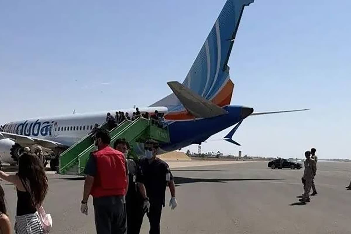 Самолет авиакомпании Flydubai помог посадить израильский сантехник