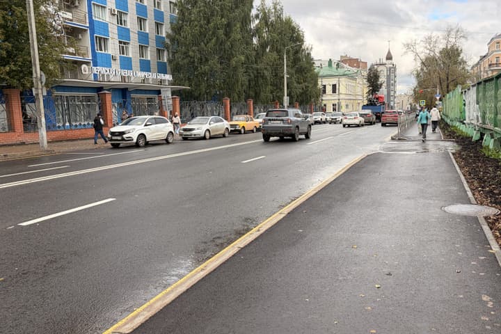 В Перми завершен ремонт участка улицы Куйбышева