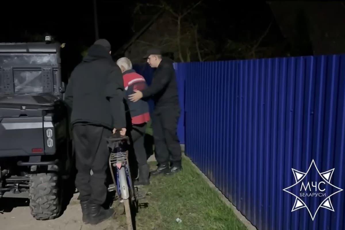 Спасатели нашли грибника, заблудившегося в лесу в Молодечненском районе