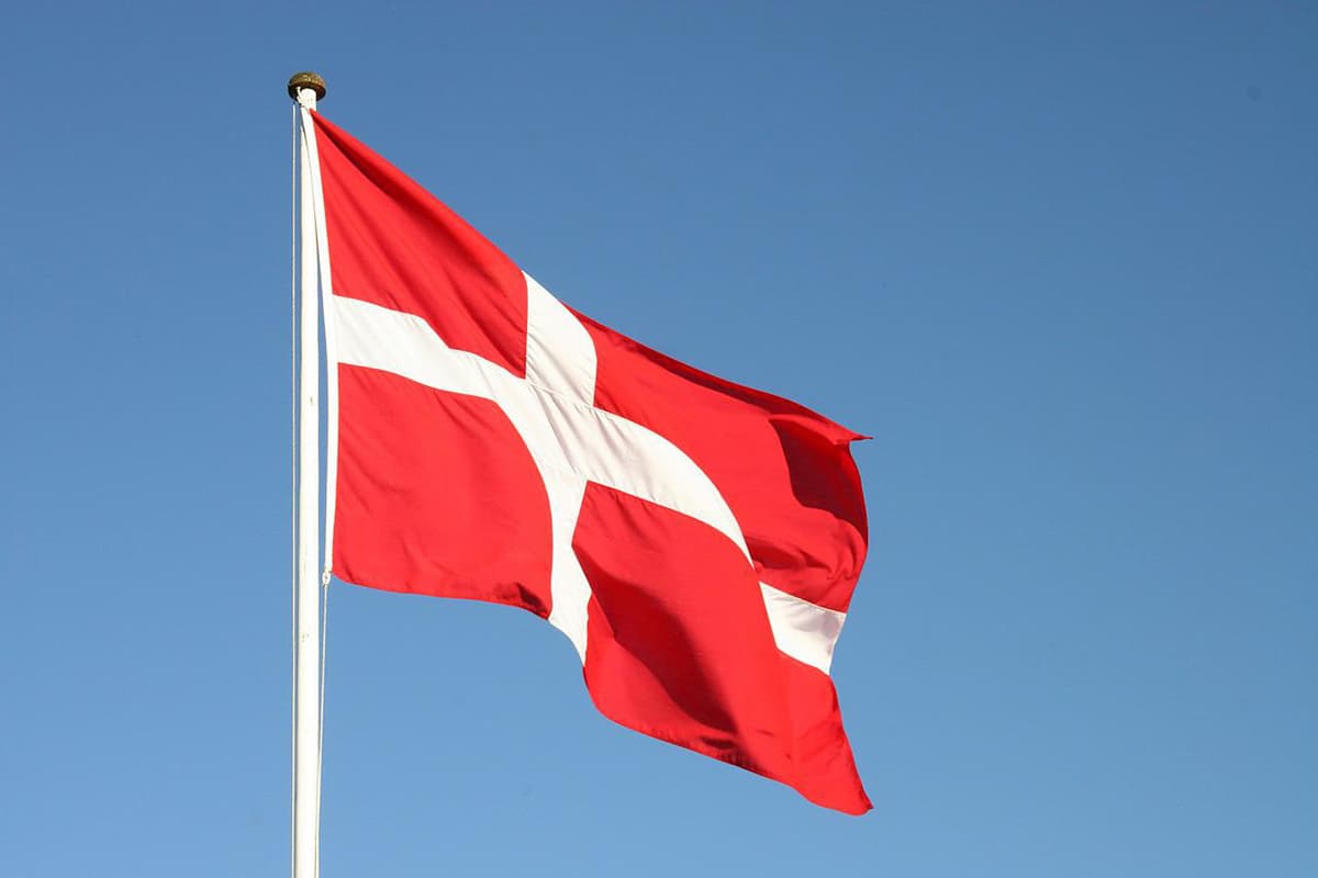 The flag of Denmark. Photo by Pixabay