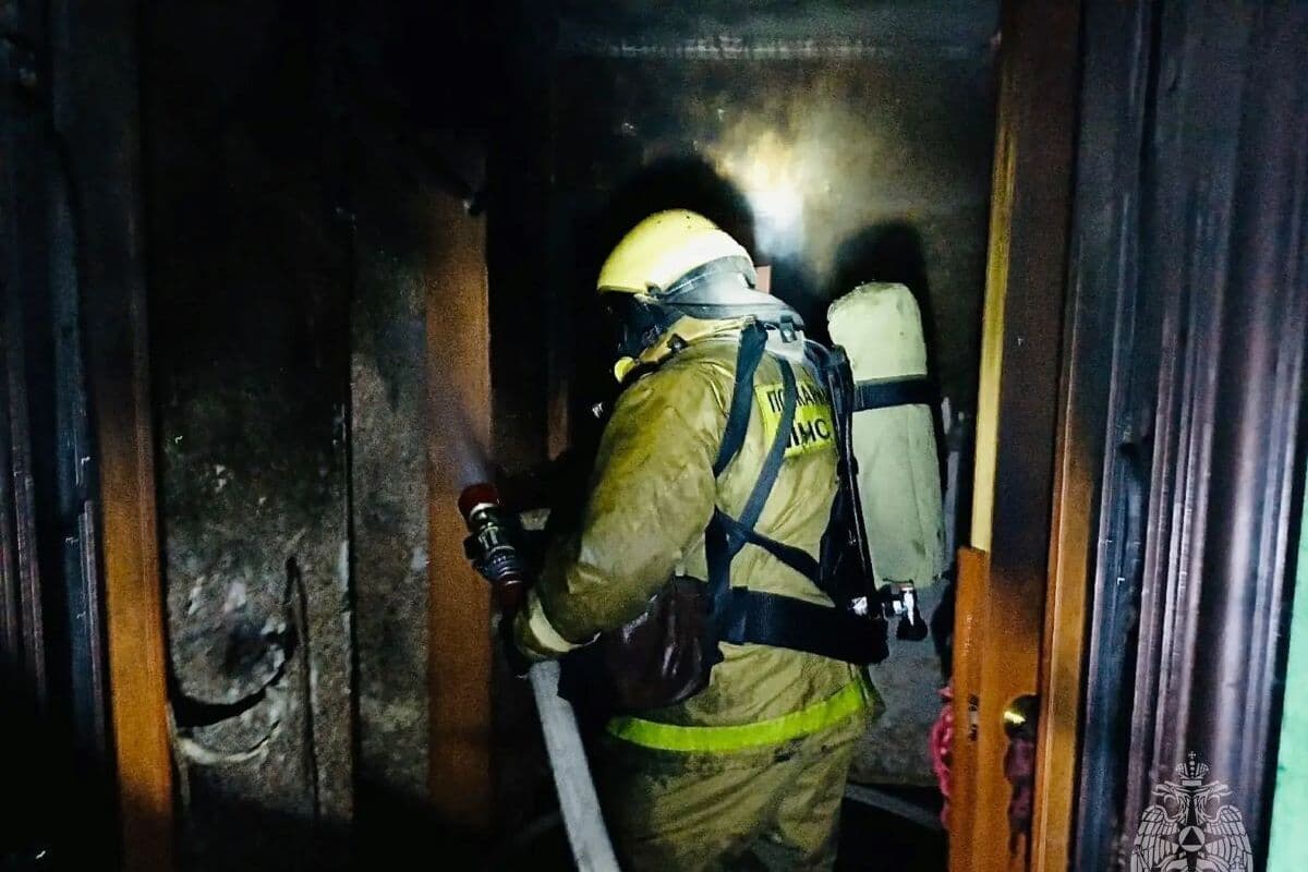 On the fact of the death of a woman and a 3-year-old child in the fire opened a case