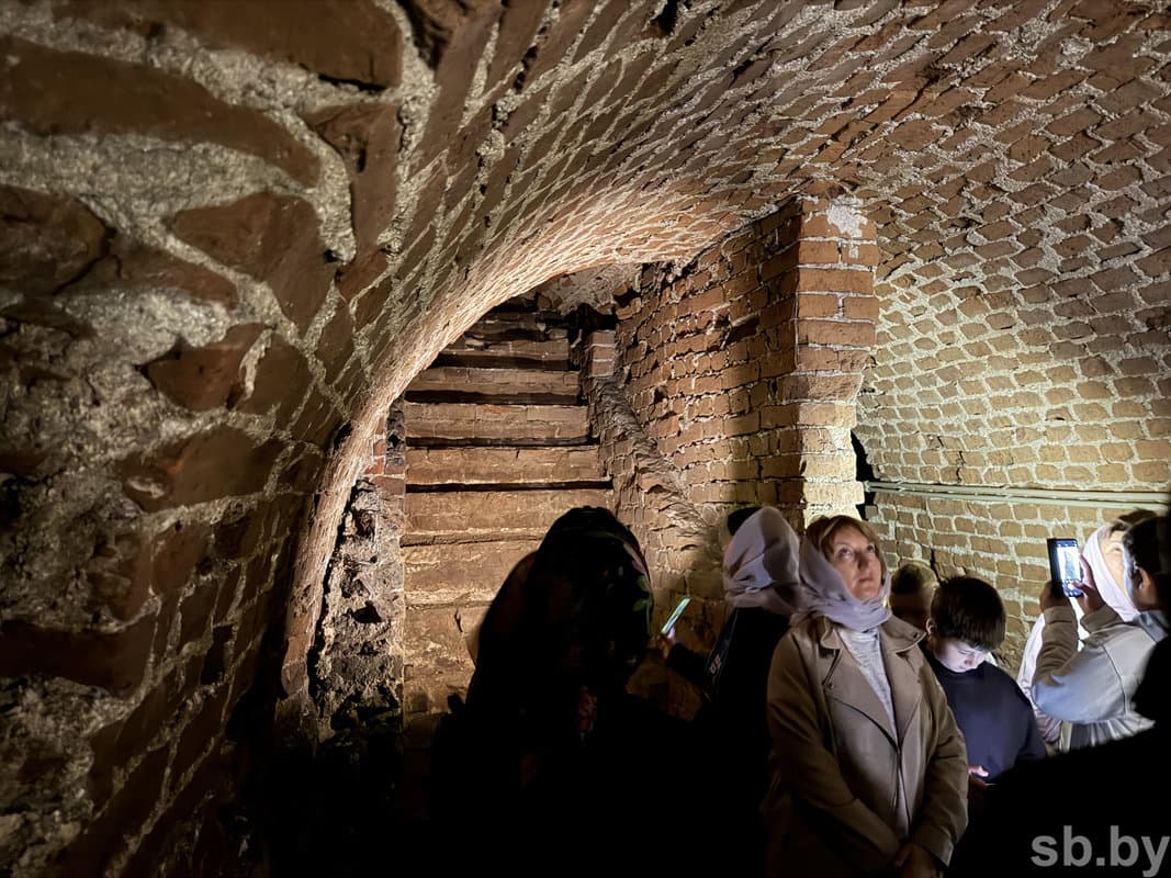 Underground of the Cathedral of the Nativity of the Most Holy Mother of God.