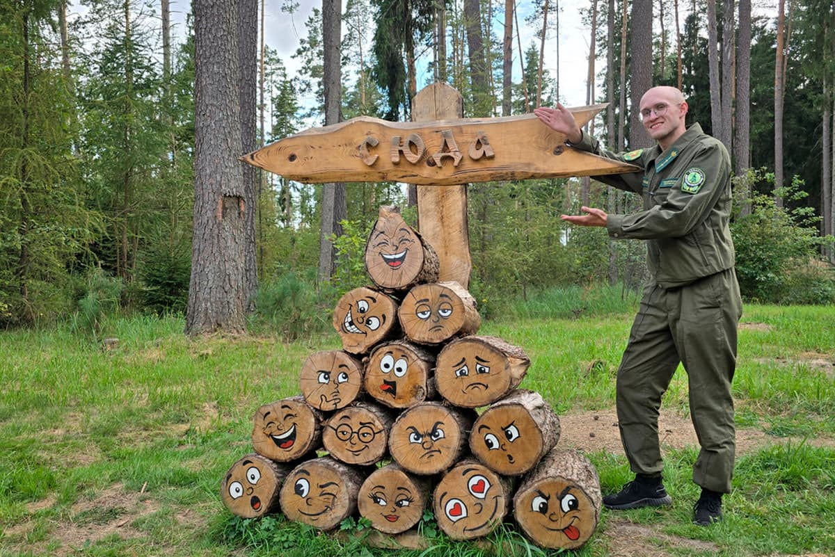Barefoot on "Batskava skies": in Orsha district created an ecotrope, which has no analogues