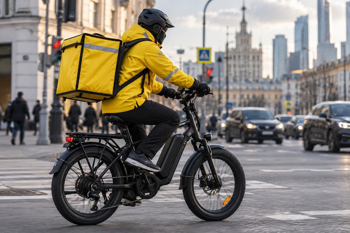 À Moscou, les coursiers ne seront pas autorisés à travailler sans passer un test de connaissance des règles de circulation