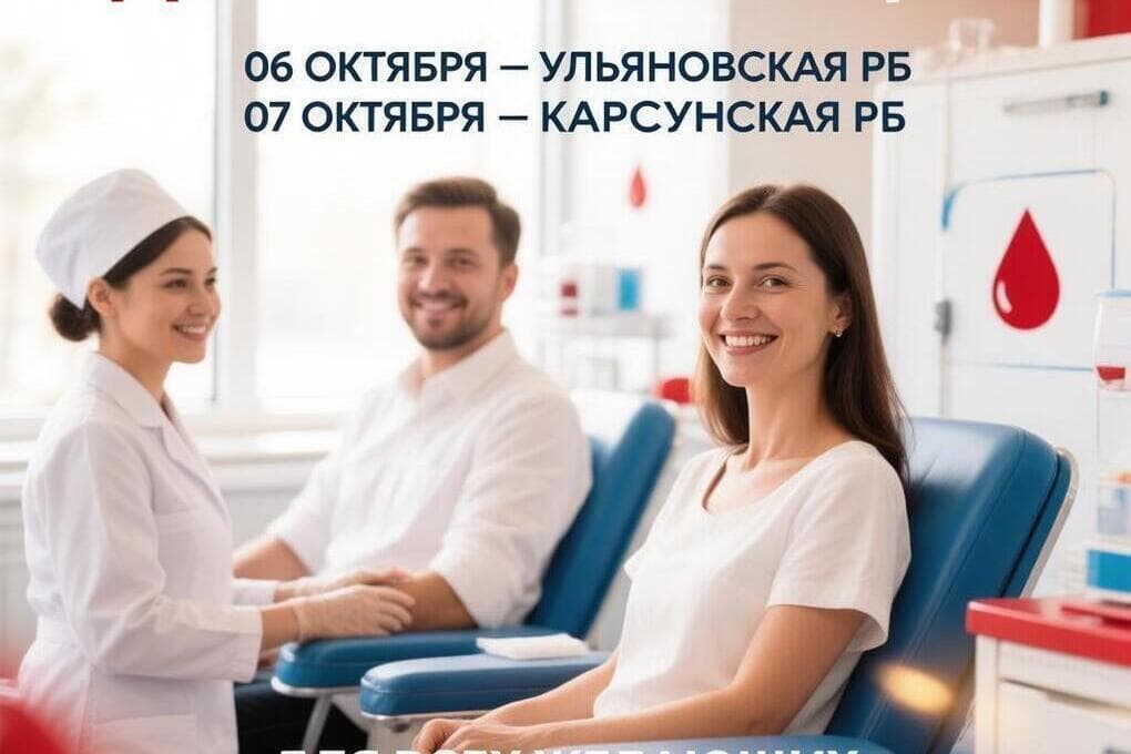 The donor team will go to the areas of the Ulyanovsk region