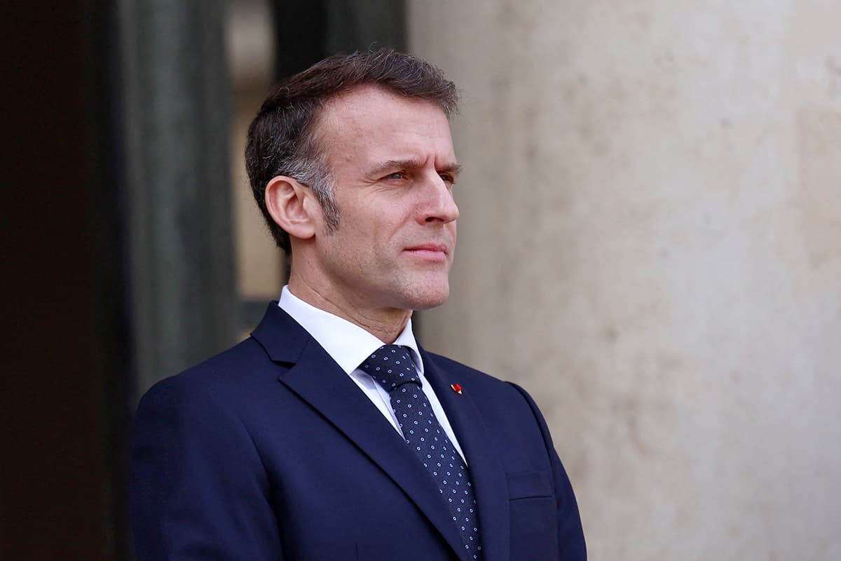 Emmanuel Macron. Photo des archives