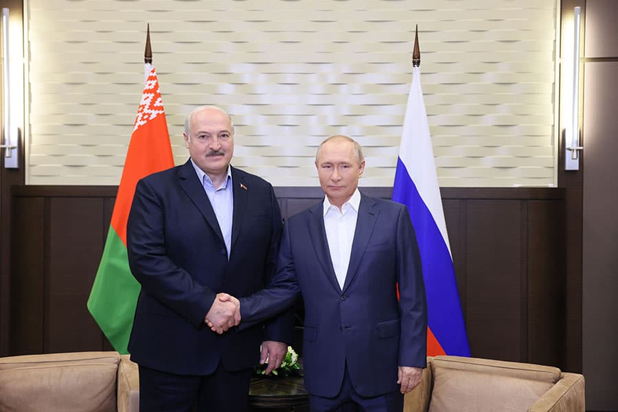 Lukashenko congratulated Putin on his birthday