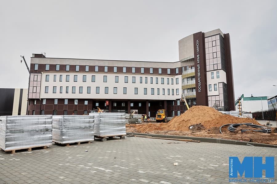 Construction of a new building of the State Archive of Minsk is being completed. What's unique