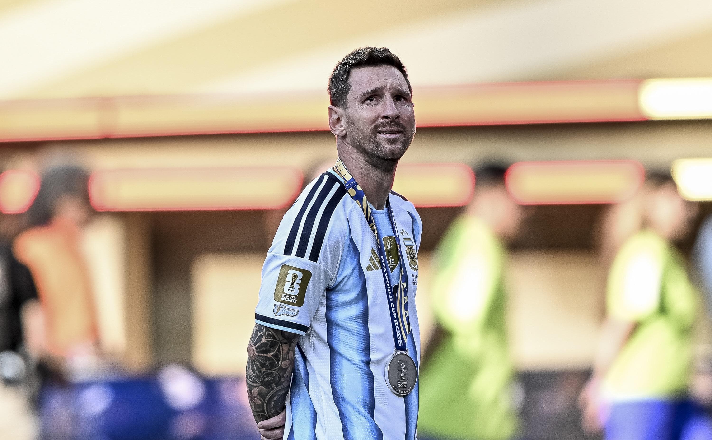 Messi scored a goal in the last match of Argentina in his career