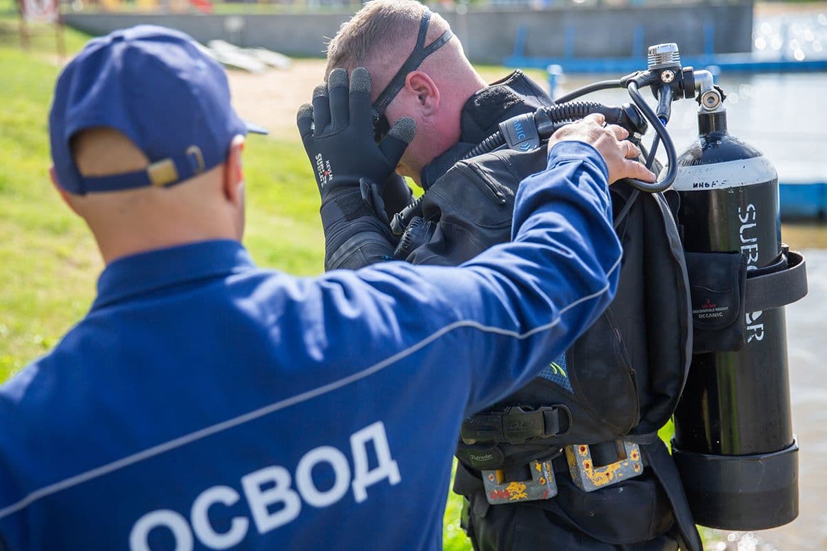 We learned that during the survey of the water area find divers OSVOD at the Tsnyansk reservoir
