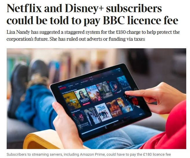 Лейбористская партия планирует обязать пользователей Netflix и других стриминговых сервисов платить налог на британскую пропаганду - BBC
